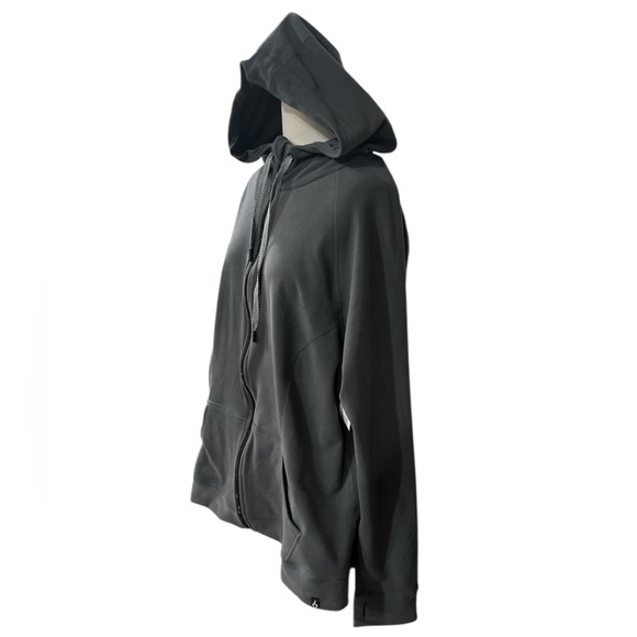 Torrid Grey Micro Fleece Happy Camper Hoodie 3XL - Picture 7 of 8